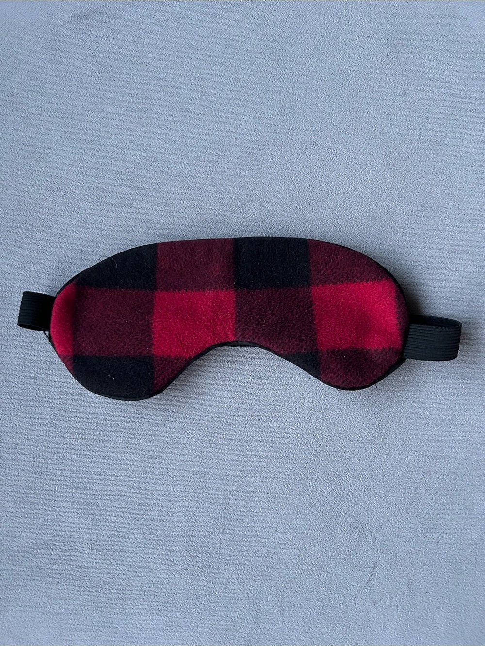 3 for $25 ~ Sleep Mask ~ Red Black Plaid